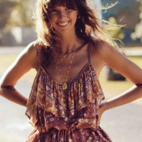 XXS/XS SPELL Spell & the Gypsy Collective City Lights Cami Tank & Pants Set - Picture 3 of 16